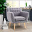 Fauteuil capitonné de 26,8 po Lavigne-550804959