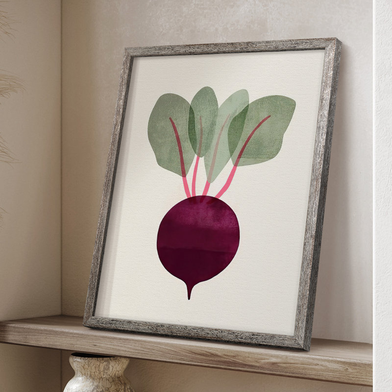 Organic Veg IX Framed Print - Solid Wood, 30" H x 24" W