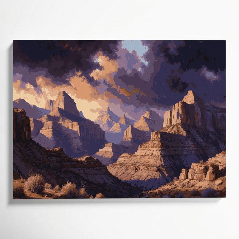 Art mural sur toile 118, H 12 po x l 18 po