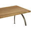 Coffin Elm Rectangular Wood Top Dining Table