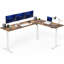 Bureau d'angle électrique VIVO, poste de travail en L-102434973-102434984