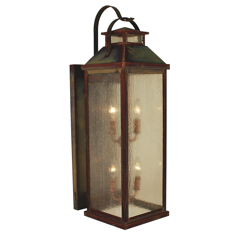 Bungay Wall Light, Almond Mica, Raw Copper
