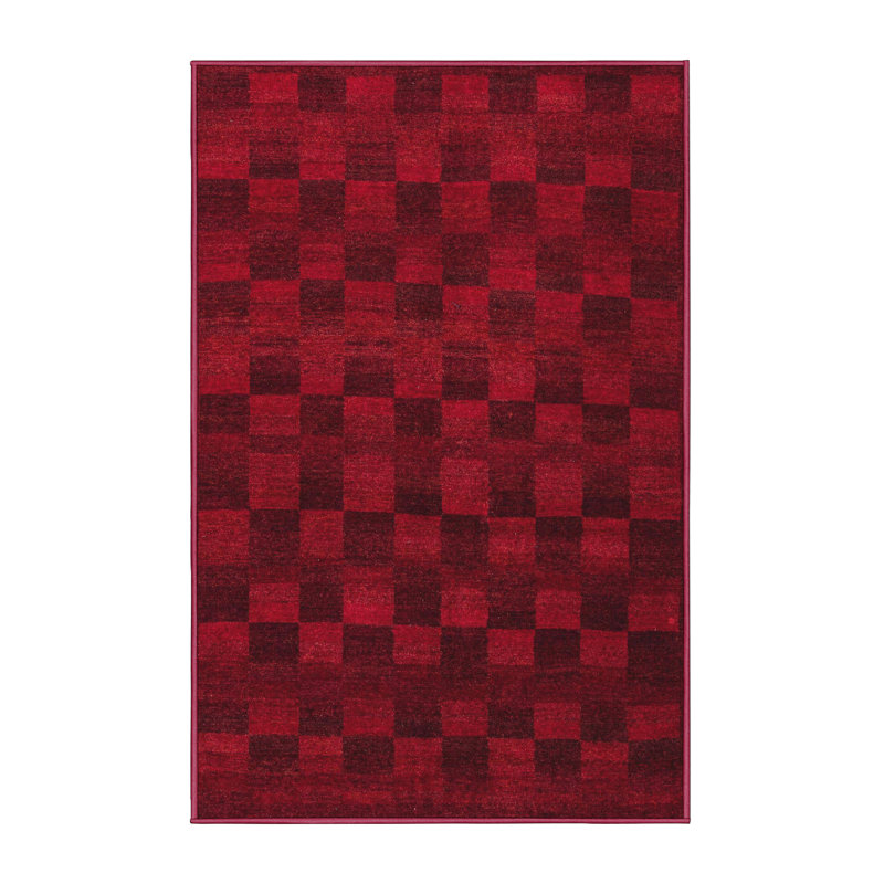 Wool Abstract Indoor Rug, Rectangle 7' x 9'