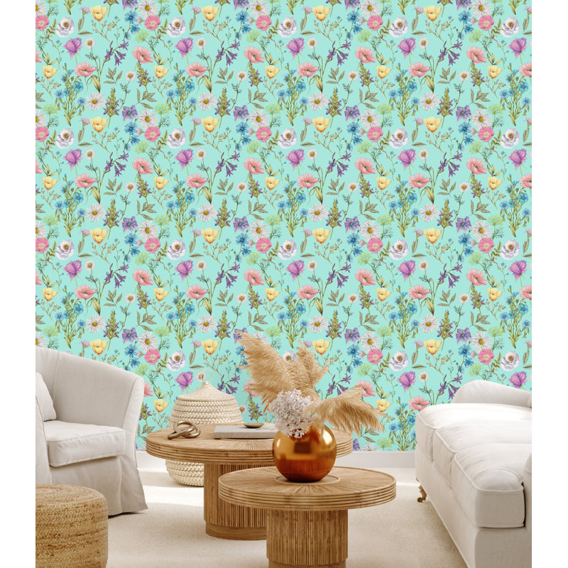 Carreau de papier peint l 25 po, L 2,09 pi x L 10,42 pi