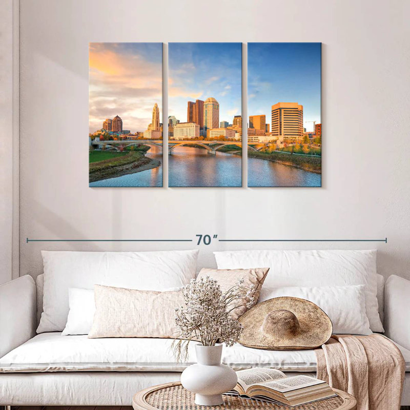 Nicci Columbus Sunset, 28" H x 45" W
