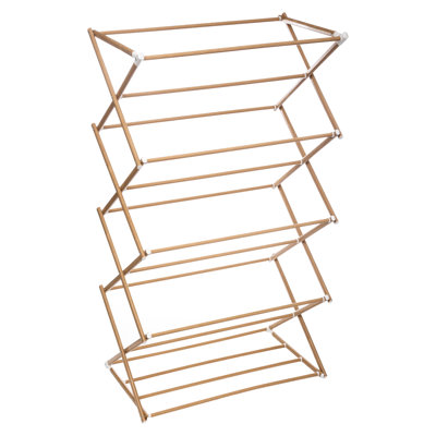 Bamboo Foldable Accordion Drying Rack