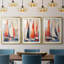 NAUTICAL Series CDxxxxi - Impression encadrée sur mesure de qualité supérieure - 3 pièces-354913129-354913126