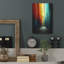 Art mural en métal luxueux «Abstract City 1» par Romantz Art, 12 po x 16 po-1847728074