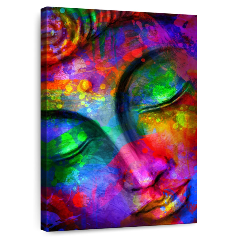 Buddha Color, 39" H x 26" W