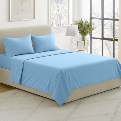 Series 1200 Brushed Microfiber Sheet Set - Wrinkle, Stain & Fade Resistant Bed Linens & Pillowcases