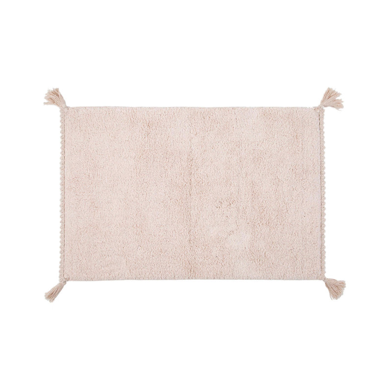 Tapis pour salle de bain Meaghan, Rose