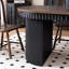 Table de salle à manger elliptique en bois de frêne avec tiroirs-659452009