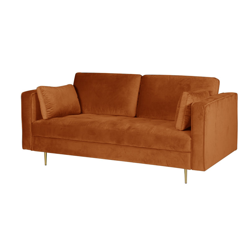 Athalia 2 Seater Loveseat, Orange