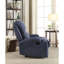 Fauteuil inclinable Rosia Motion, lin bleu-1268059770
