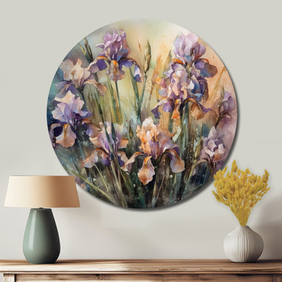 Gehring - Floral Round Metal Art