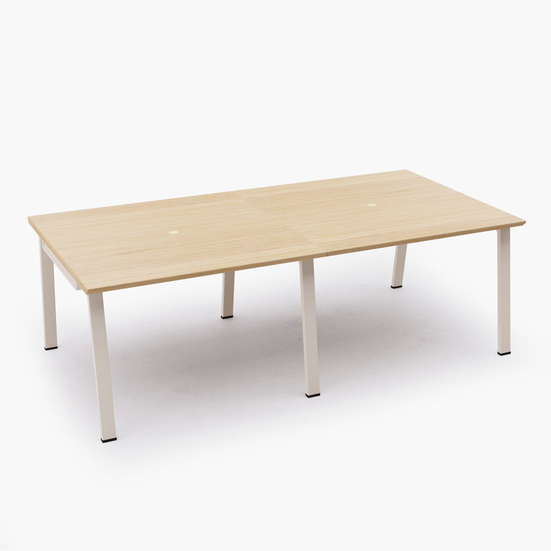 Modular Computer Office Desk, Modern Style Small Study Writing Workstation Table for Home & Business