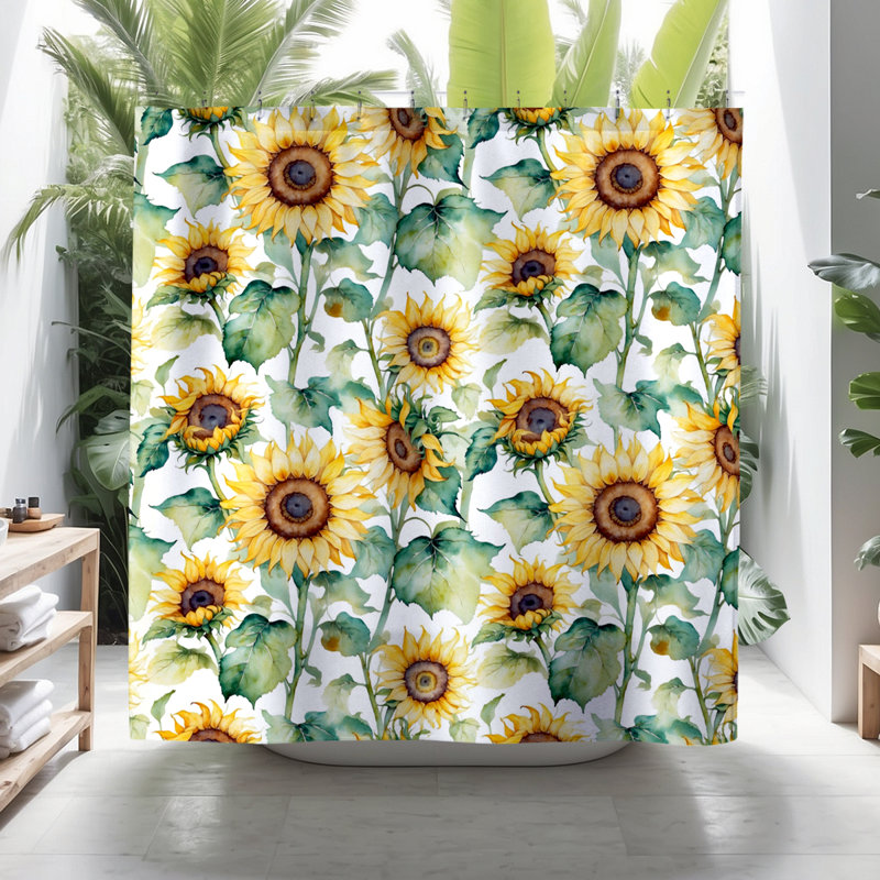 Rideau de douche Griffith Sun Flower