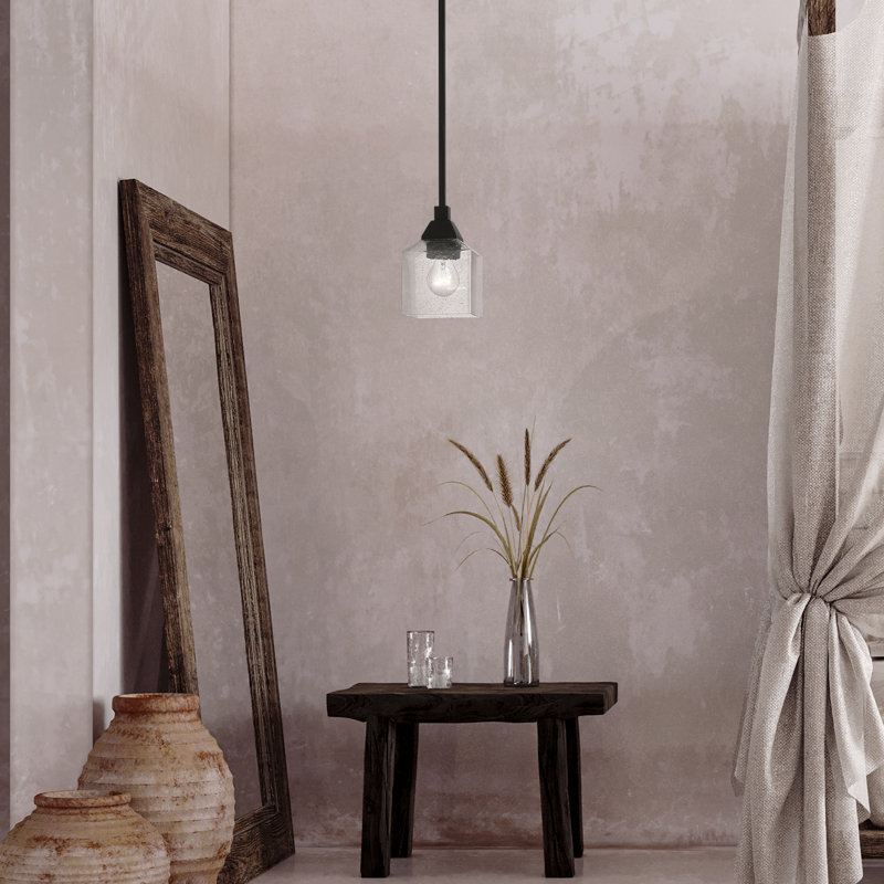 Ashanni 1 - Light Single Pendant, Black