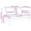  Chaise longue avec coussins en similicuir noir-1728540048
