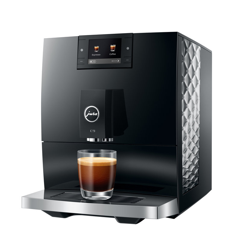 C9 Piano Black Automatic Coffee Machine, Black