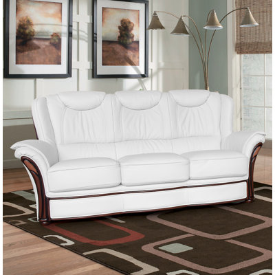 Higbee Faux Leather Sofa