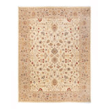 Classic One-of-a-Kind 9' 3" X 12' 3" Hand Knotted Area Rug