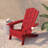 Ayleah Commercial All-Weather Adirondack Chairs with Cupholders-277921741