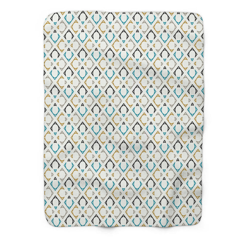 Blue Luxury - 1 pièce Sherpa Premium, Lit simple
