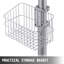 33.6'' H x 16.5'' W Utility Cart with Wheels