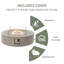 Outdoor Concrete Propane Fire Pit Table-1577727753