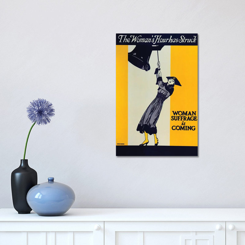 Woman Suffrage Is Coming by Vintage Apple Collection - Wrapped Canvas Gallery-Wrapped Canvas Giclée, 45.72cm H x 30.48cm W
