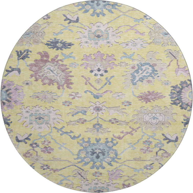 Premium Machine Washable Gurubaksh AMF1154 Global Rug