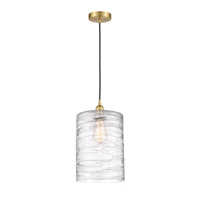 Luminaire suspendu cylindrique simple à 1 lumière Karon