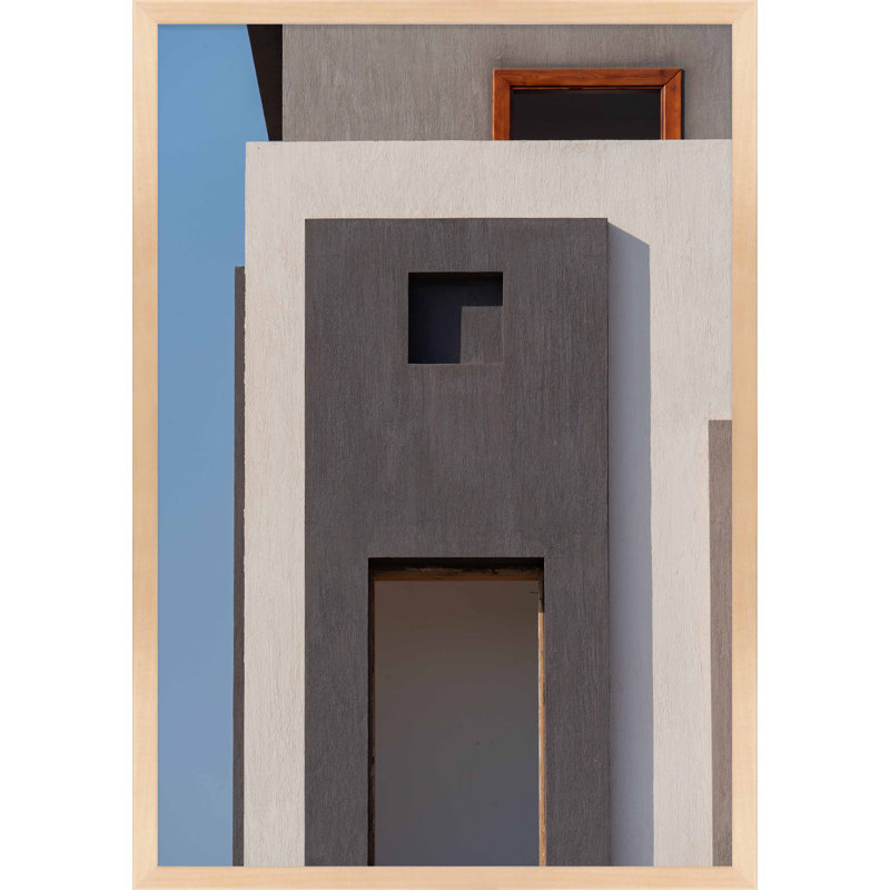 Blocks par Svetlana Smirnova - Art mural encadré, H 38 po x l 26,5 po, Érable