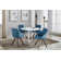 Tegan Round Metal Base Dining Table