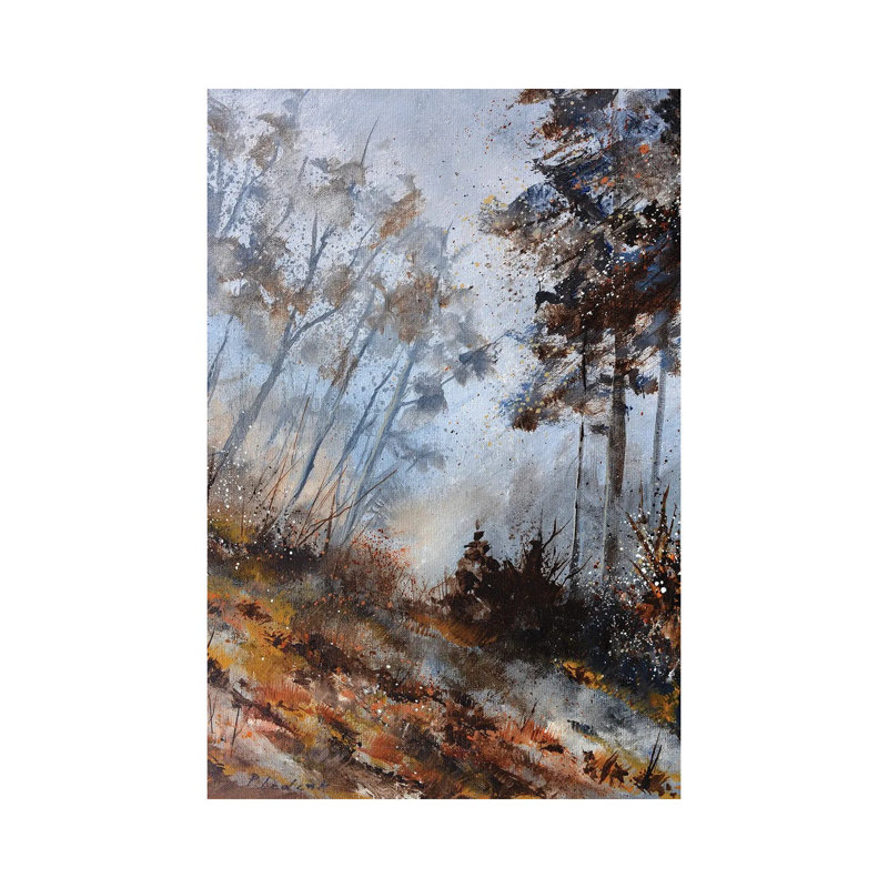 Misty November by Pol Ledent - Wrapped Canvas Print, 101.6 cm H x 66.04 cm W
