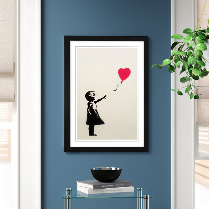 Banksy - Single Picture Frame Painting, Black