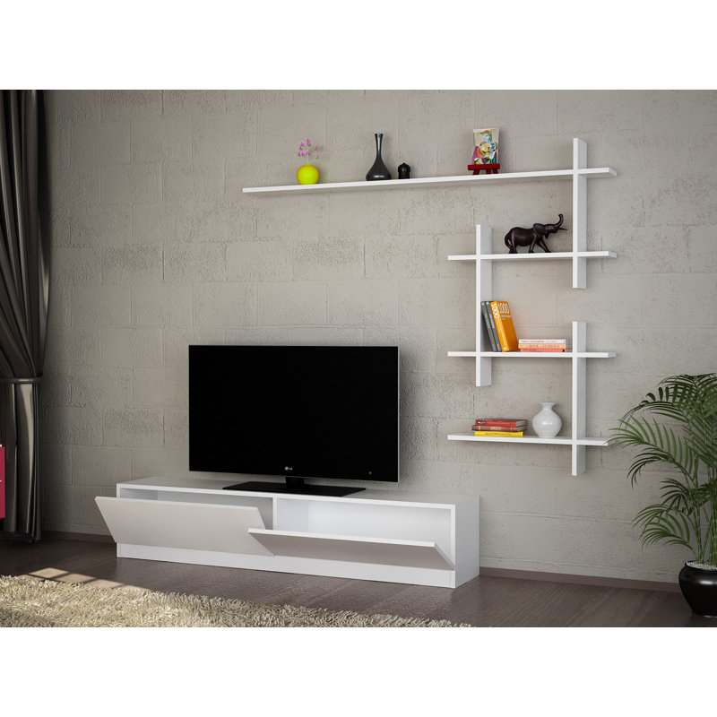 Amathiste Unfinished Desk for TVs up to 75"