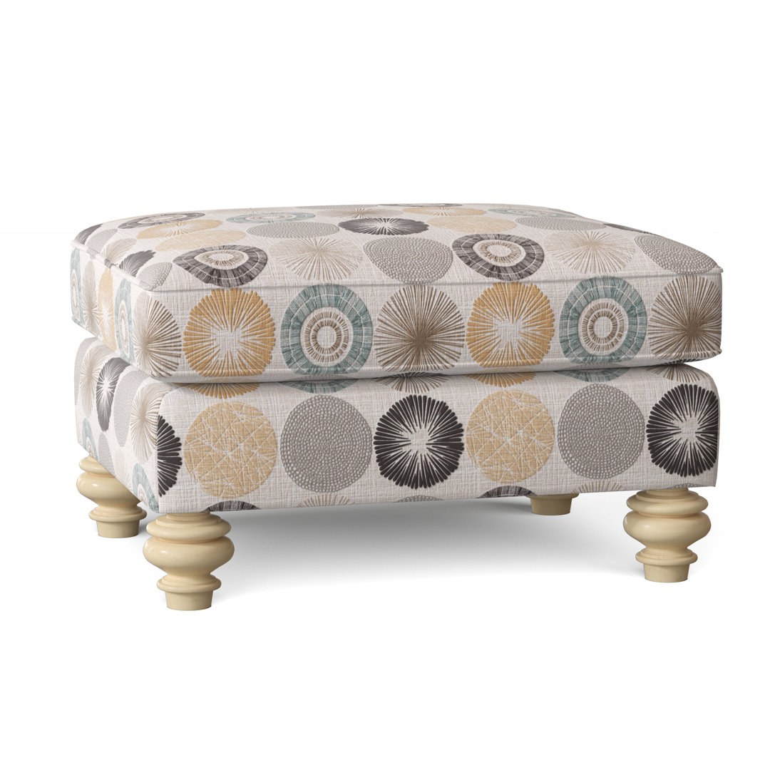Aleina Upholstered Ottoman Darby Home Co Leg 