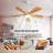 42" 5- Blade Ceiling Fan With Remote Control And Led Light-1304945199-1304945198