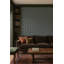 Drawing Room Leaf - Pewter Blue Wallpaper