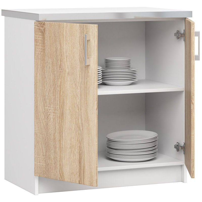 Lima Kitchen Base Unit, 82cm H x 80cm W x 44.5cm D