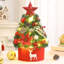 Mini-arbre de Noël blanc en flocage ornementations pour petit arbre de Noël-1807493809