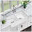 Farmhouse/Apron Front White Ceramic Kitchen Sink