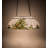 3 - Light Mahogany Bronze Pool Table Lights Pendant
