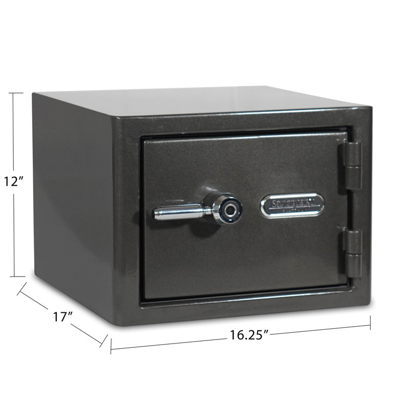Platinum Dark Gray Biometric Fireproof Waterproof Safe, 1.07 Cu. Ft.