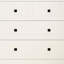 Chest Of Drawer With 5 Drawers White Color Farm Door