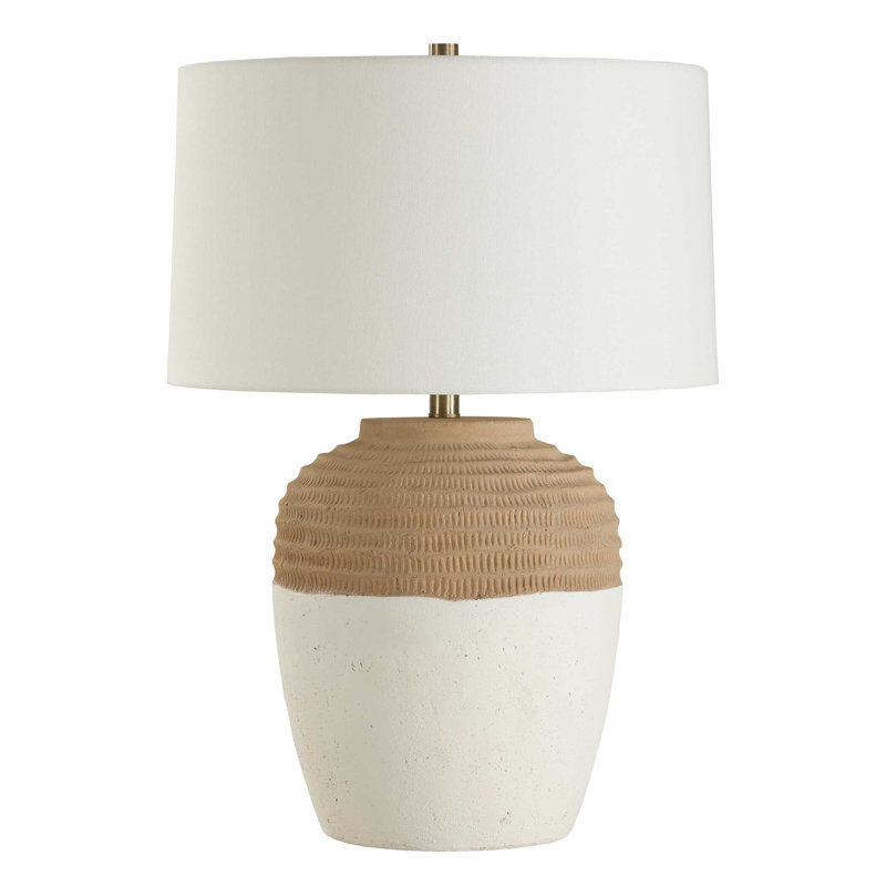 Lampe de table en terre cuite Uttermost Bellaby