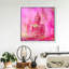 Bouddha rose - impression sur toile tendue-66812716-66812721