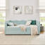 Canapé-lit convertible avec couchette coulissante et poches de rangement pour petits espaces-917996582